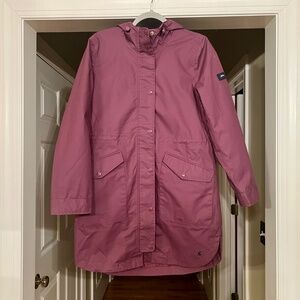 Joules Women's Pink Hooded Jacket